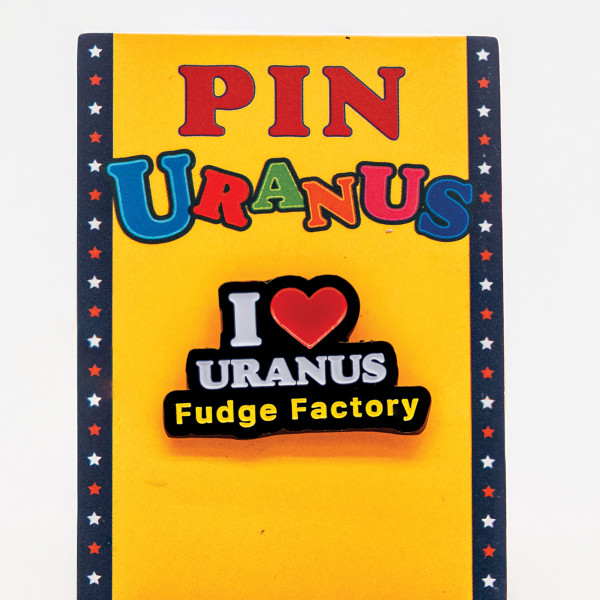 I <Heart> Uranus Hat Pin
