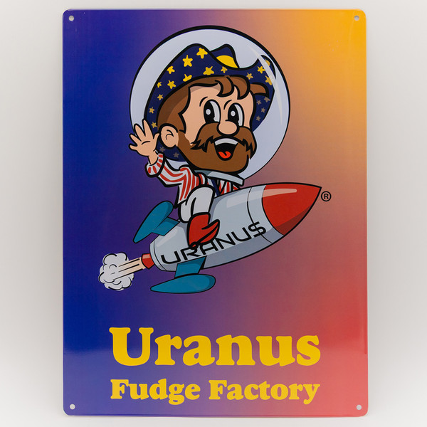 Rex Uranus Rocket Tin Sign