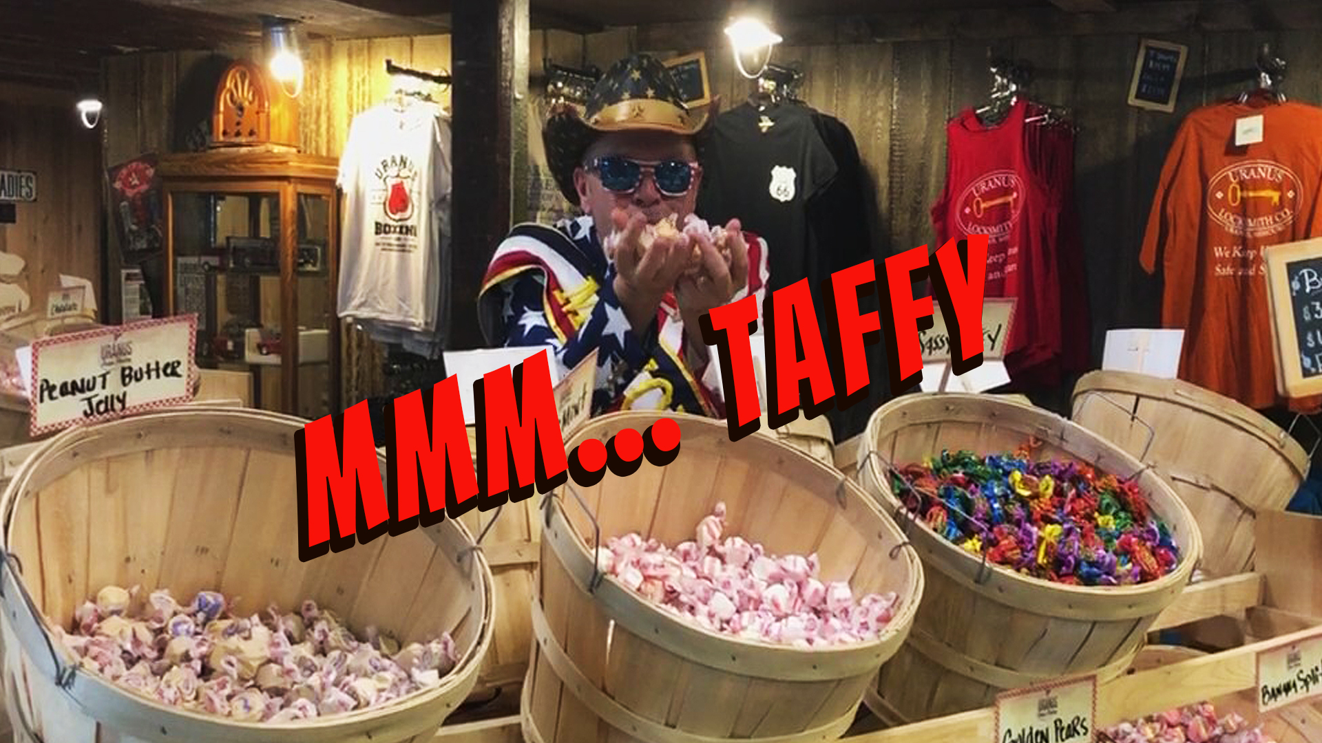 How much chewy, gooey, taffy can you handle in Uranus? Uranus Fudge