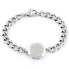 Sterling Silver SOS Talisman Bracelet Plain 2 Silver