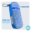 Blue Epipen and Medicine Carrying Case Side View Blue