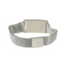 Adjustable Mesh Bracelet Silver