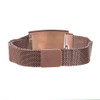 Adjustable Mesh Bracelet Bronze