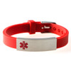 Slimline Adjustable Silicone Front Red