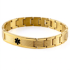 The Contemporary Titanium Bracelet Side Gold