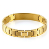 The Contemporary Titanium Bracelet Back Gold