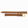 12mm Nappa Polished Calf Leather with Gold Plated Buckle Tan