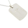 Premier Chain Steel Dog Tag Silver