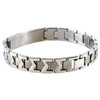The Mighty Steel Bracelet Back Silver