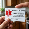White Medical ID Card