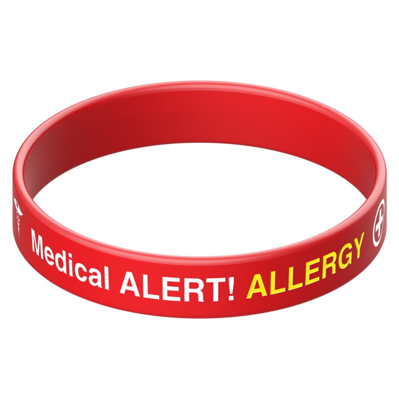Personalized Dairy Allergy Awareness Medical Alert ID Silicone Bracelet  Bangle for Women Men, Customized Food Drugs Allergic Alarm Wristband,  Health Conditions Identification Jewelry for Safety,8.26'' - Walmart.com