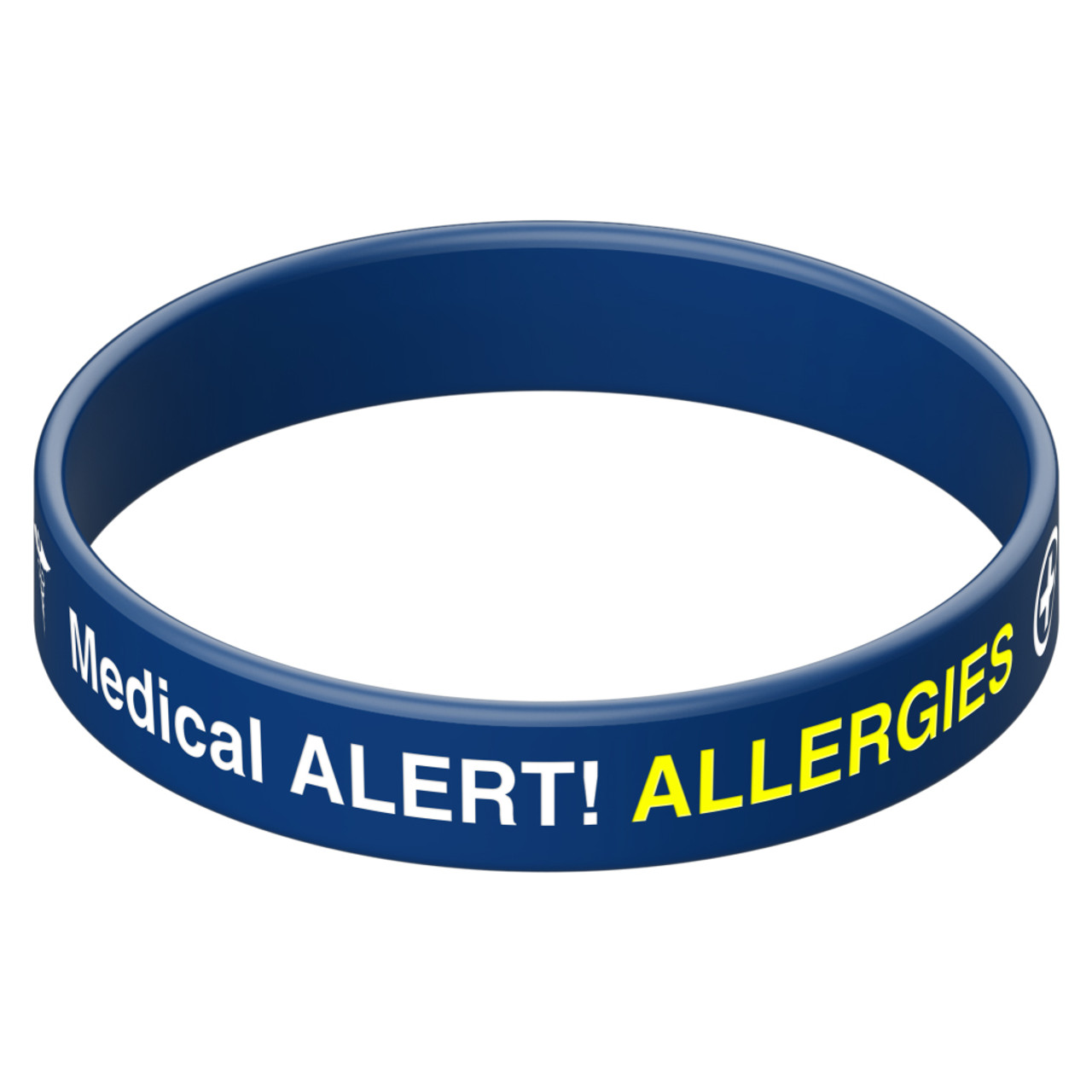 Penicillin Allergy Medical alert cuff bracelet - Purple Pelican Designs