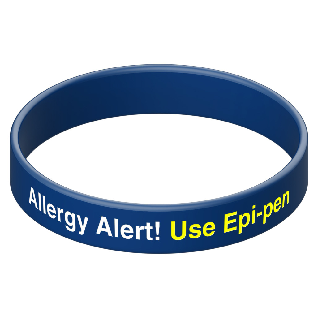 Epipen Bracelet Anaphylaxis Alert Bracelet Allergy Alert! Use Epi-pen