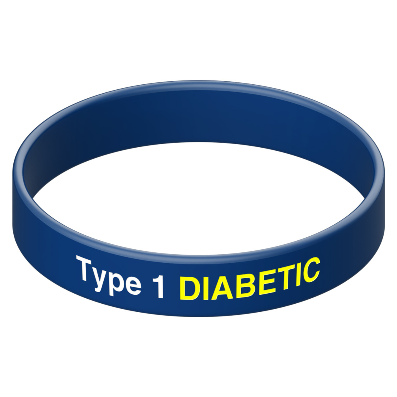 Diabetic silicone store wristbands