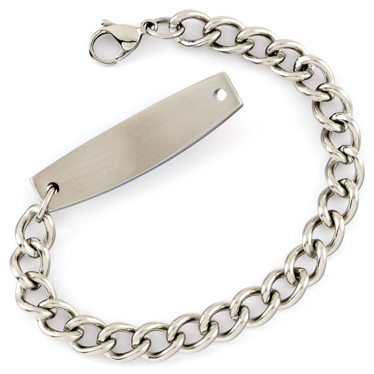 Legacy Rope Chain Silver Medical ID Bracelet