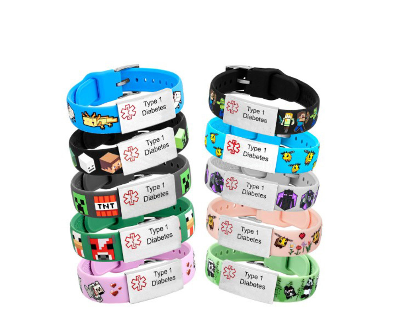 Minecraft Medical ID Bracelets: Combining Safety and Fun for Kids and Adults