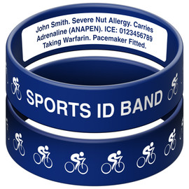 Silicone Sports BROAD BAND Bike Blue