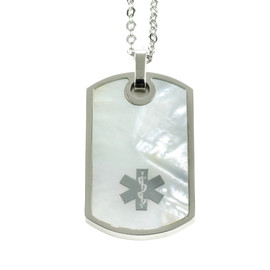Pearlescent Medical ID Pendant