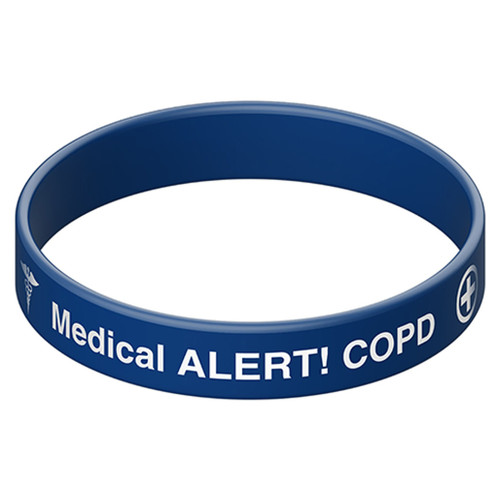 COPD Medical ID Alert COPD Blue