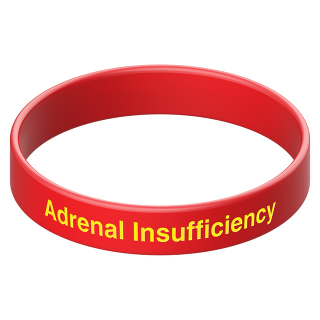 Amazon.com: Adrenal Insufficiency UltraSlim Designer Medical Alert ID  Bracelet : Health & Household