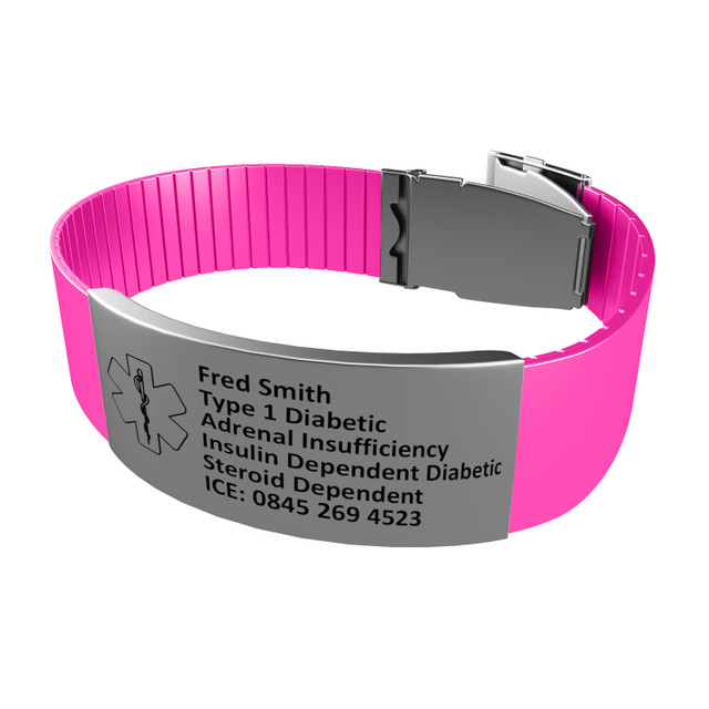 Purchase Stainless Steel Small Flex Bracelet on Silicone Pro