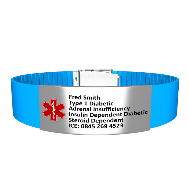 Women Men's Medical Alert Autism Silicone Bracelet Personalized Engraved  Disease Allergy Awareness Wristband Medic ID Alarm Bangle Identificaion  Jewelry for Emergency, with Aid Bag - Walmart.com