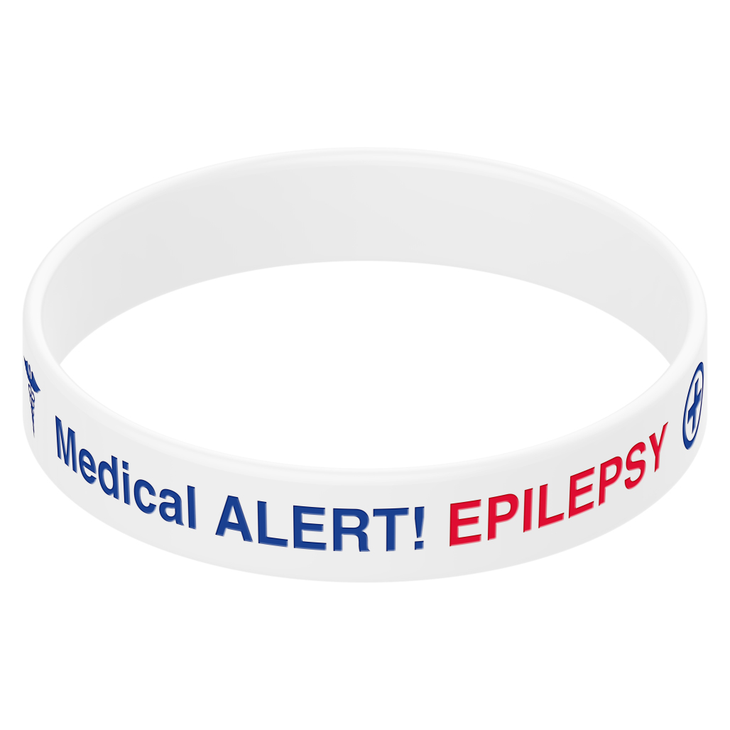 Epilepsy Alert Silicone Band