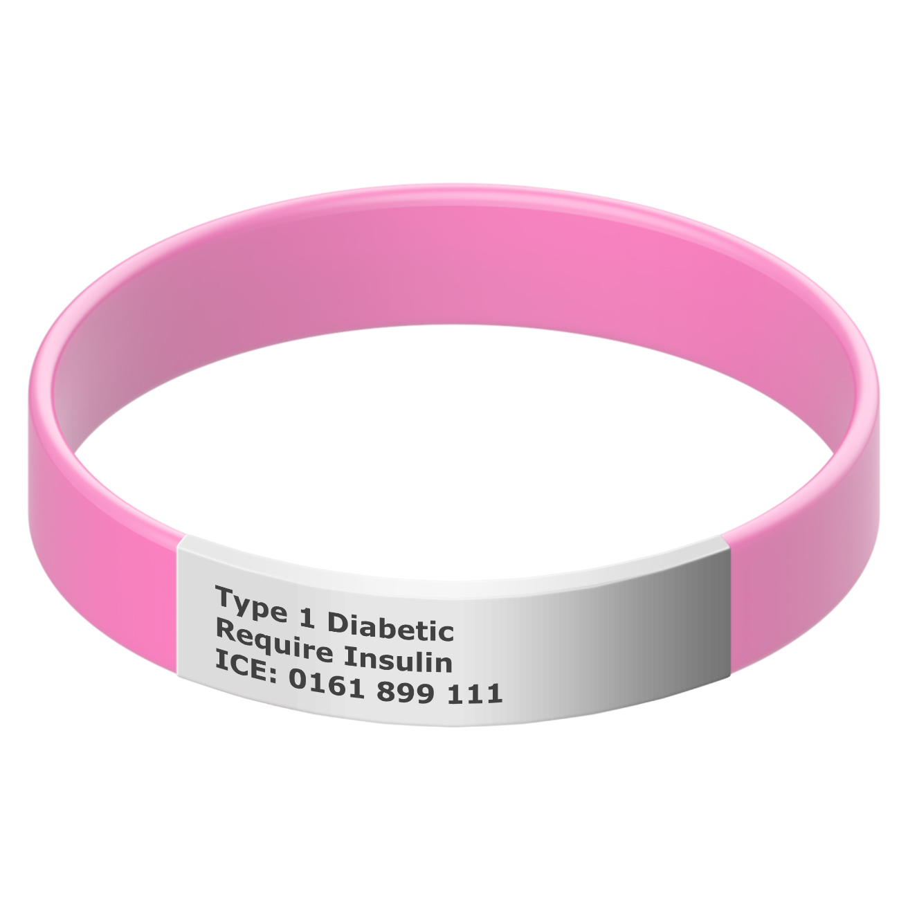 Sports Bracelet with Engraveable Tag
