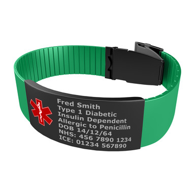 Buy Multiple Sclerosis Medical ID Alert Bracelet with Embossed Emblem from  Stainless Steel. D-Style, Premium Series., 8.5 at Amazon.in