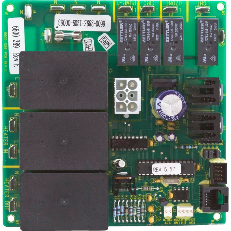 J-200/680/Del Sol Series Convertible Circuit Board - Hot Tub
