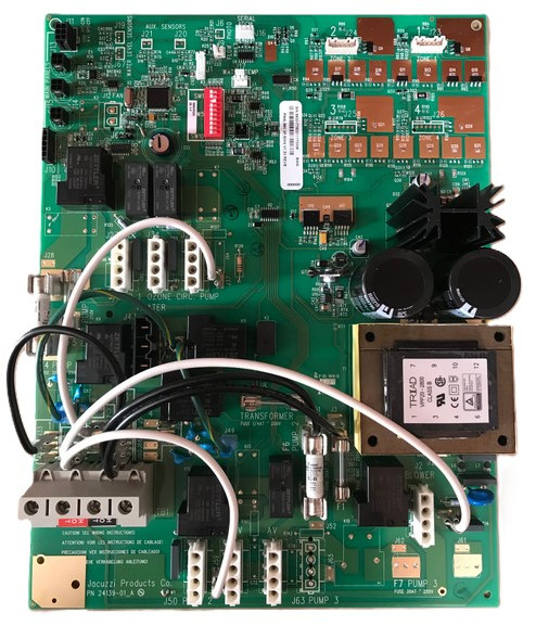 CIRCUIT BOARD: J400 3 PUMP 240V/60HZ 6600-768 - Hot Tub Supply