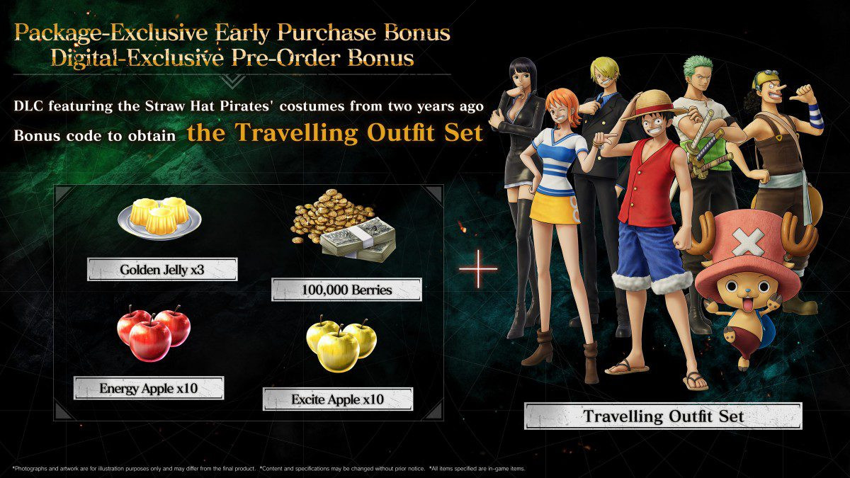 ONE PIECE ODYSSEY Traveling Outfit Set