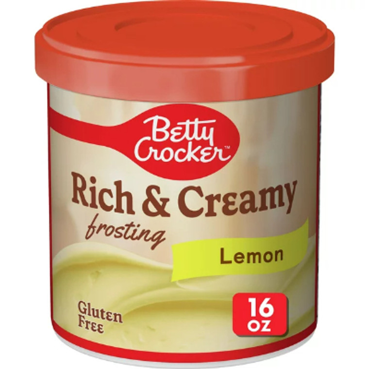 Betty Crocker Rich & Creamy Lemon Flavor 16 oz.