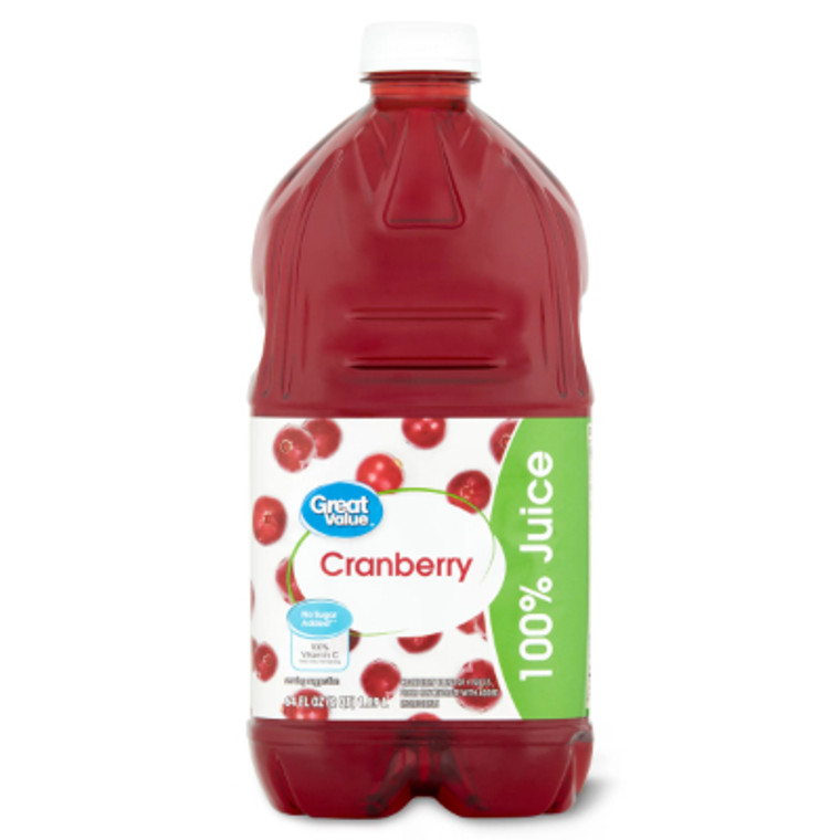 Great Value Cranberry Juice 64 oz.