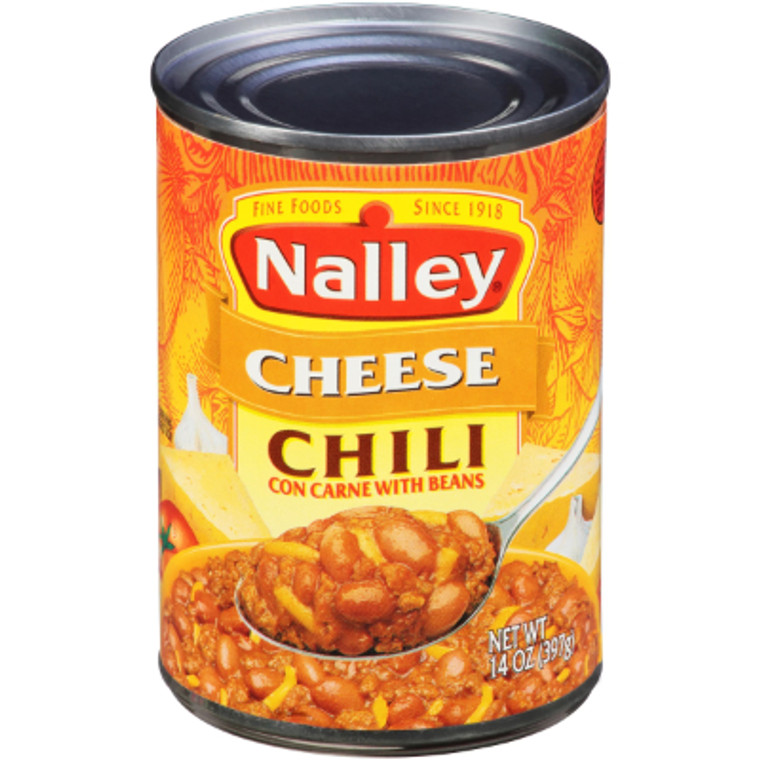 Nalley Cheese Chili Con Carne with Beans 14 oz.