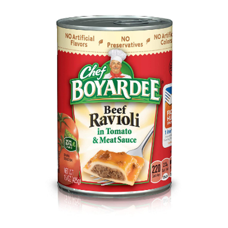 Chef Boyardee Beef Ravioli, 15 oz., 4 Pack