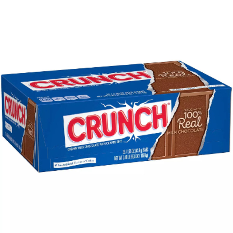 Nestle Crunch Candy Bar 1.55 oz., 36 Pack