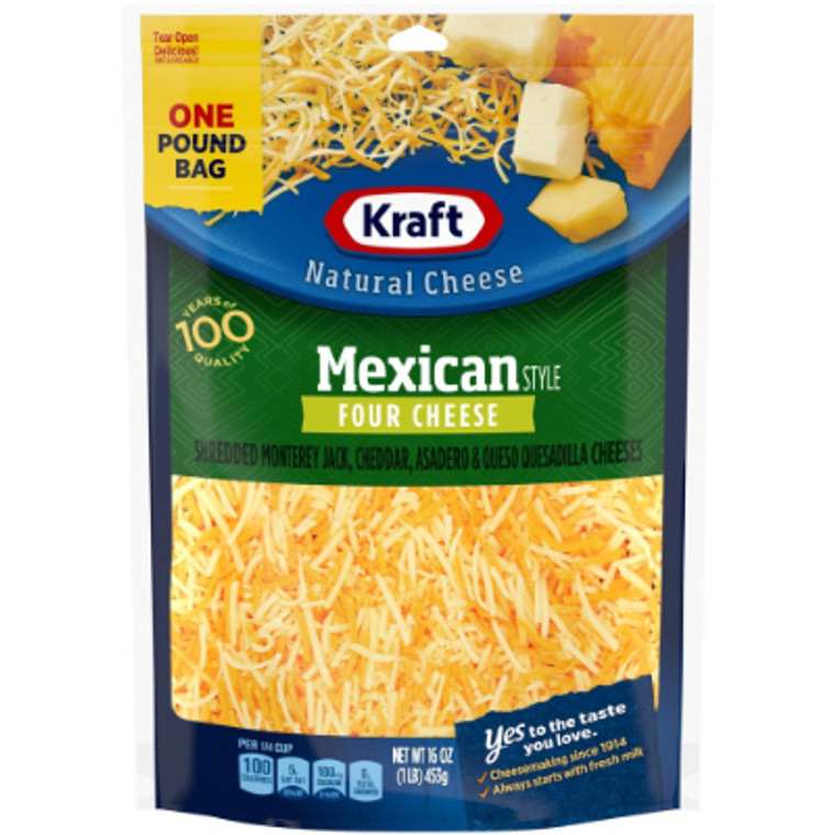 Kraft Mexican Four Cheese 16 oz.