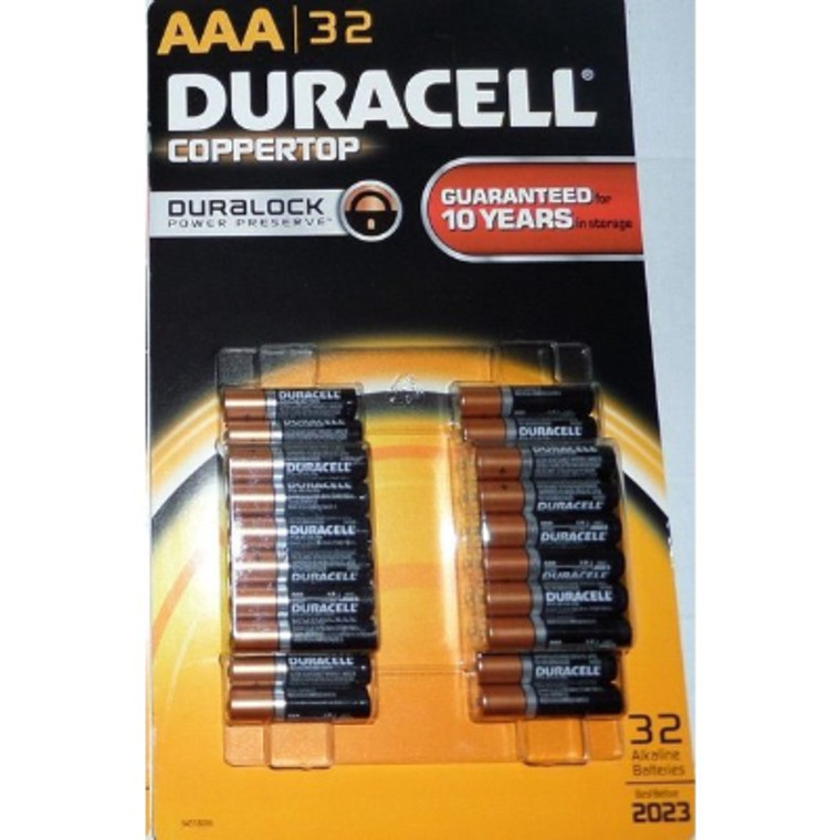 Duracell Batteries, Alkaline, AAA 32 Batteries