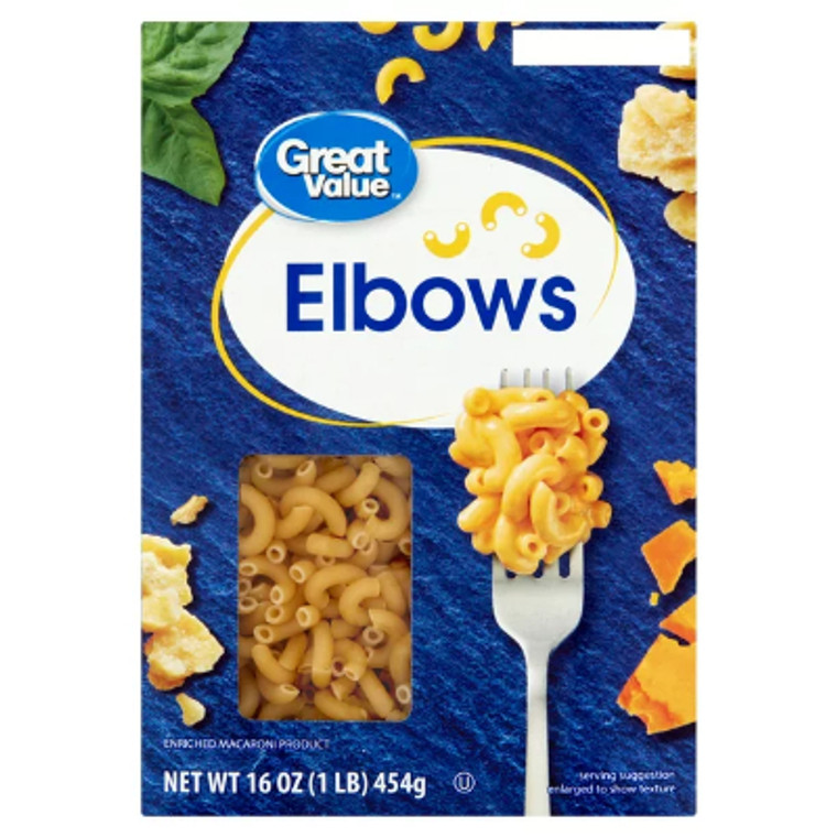 Great Value Elbow Macaroni 16 oz.