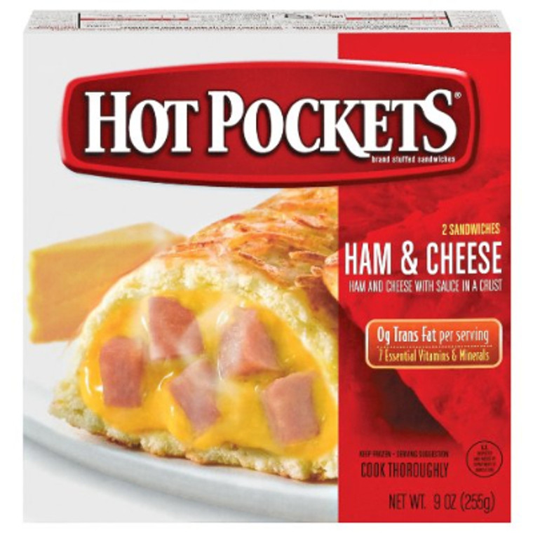 Hot Pockets Hickory Ham & Cheddar 9 oz. 2 Pack