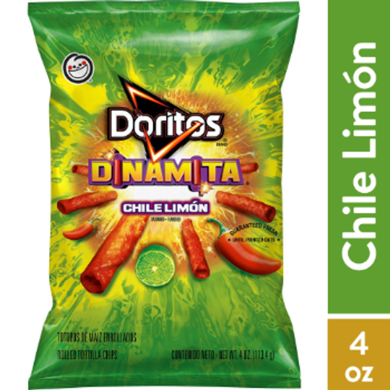 Doritos Dinamita Chile Limon Tortilla Chips 4 oz.