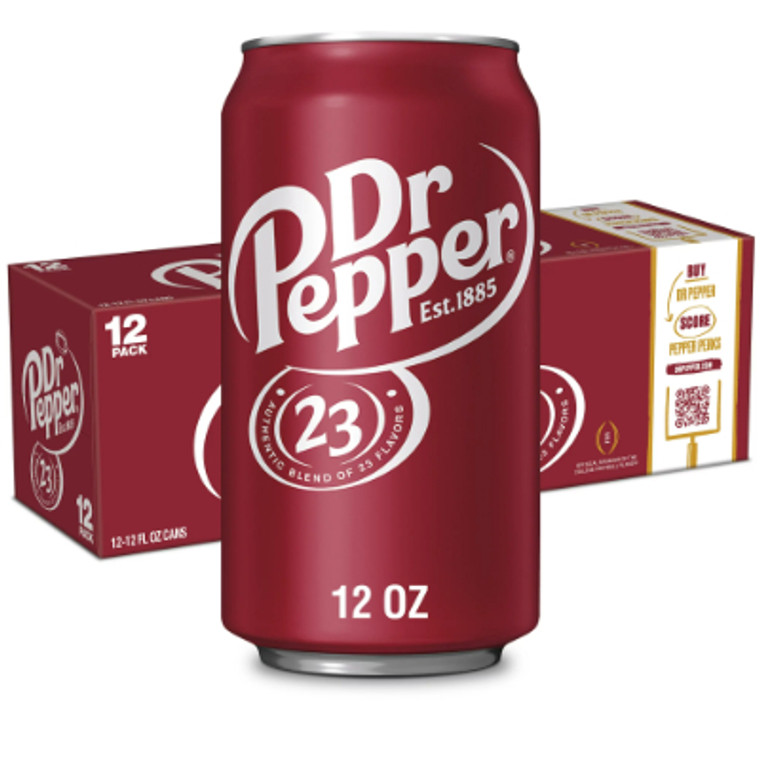 Dr. Pepper Soda 12 oz., 12 Pack