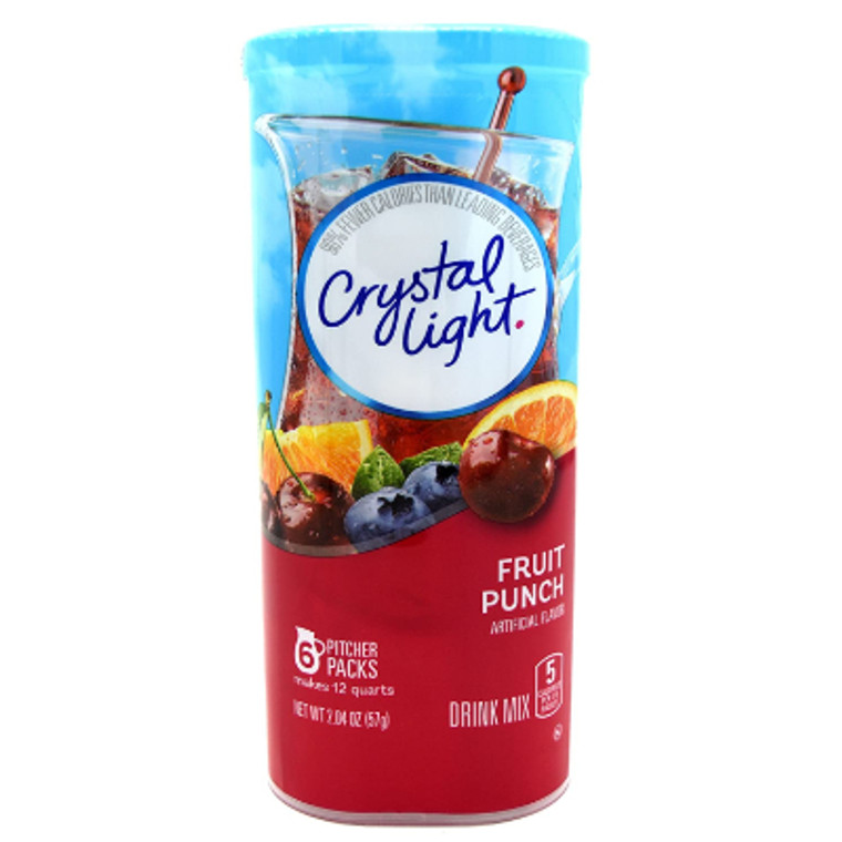 Crystal Light Fruit Punch 6 Pitcher Packets 2.4 oz.