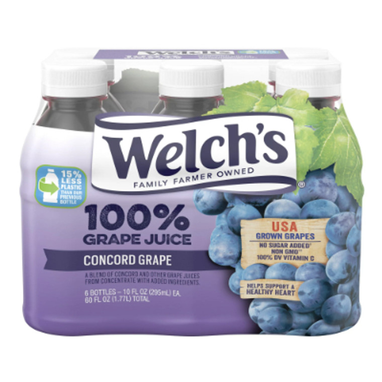 Welch's Concord Grape Juice 10 oz., 6 Pack
