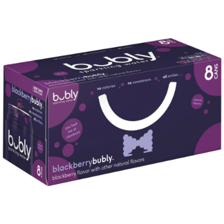 Bubly Blackberry Sparkling Water 12 oz., 8 Pack