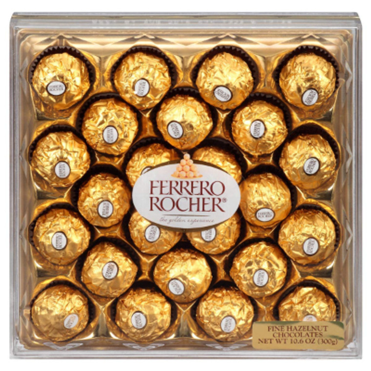 Ferrero Rocher Fine Hazelnut Chocolate 10.6 oz.