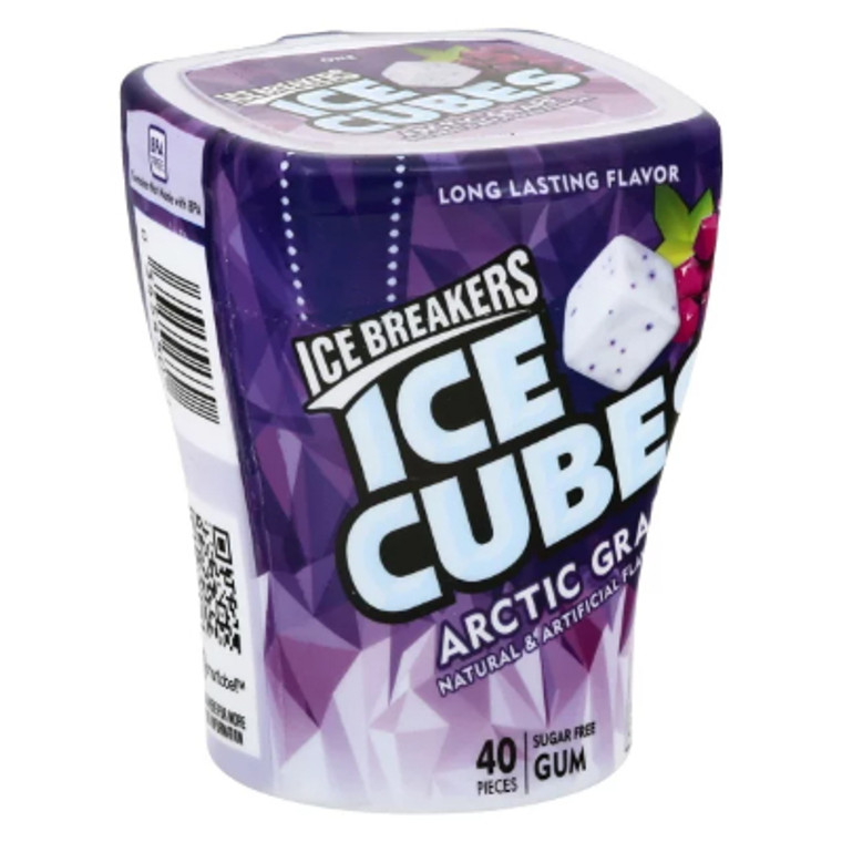 Ice Breakers Ice Cubes Artic Grape Flavor 40 Piece