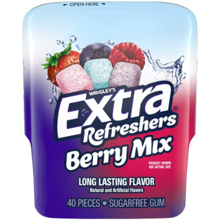 Wrigley's Extra Refreshers Berry Mix 40 Piece