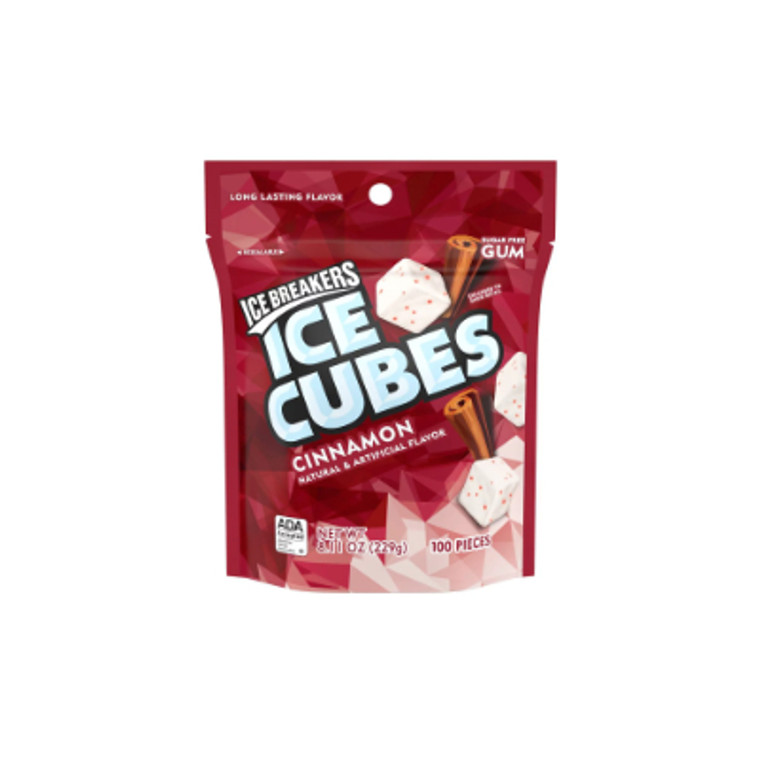 Ice Breakers Ice Cubes Cinnamon Gum 8.11 oz., 100 Pieces